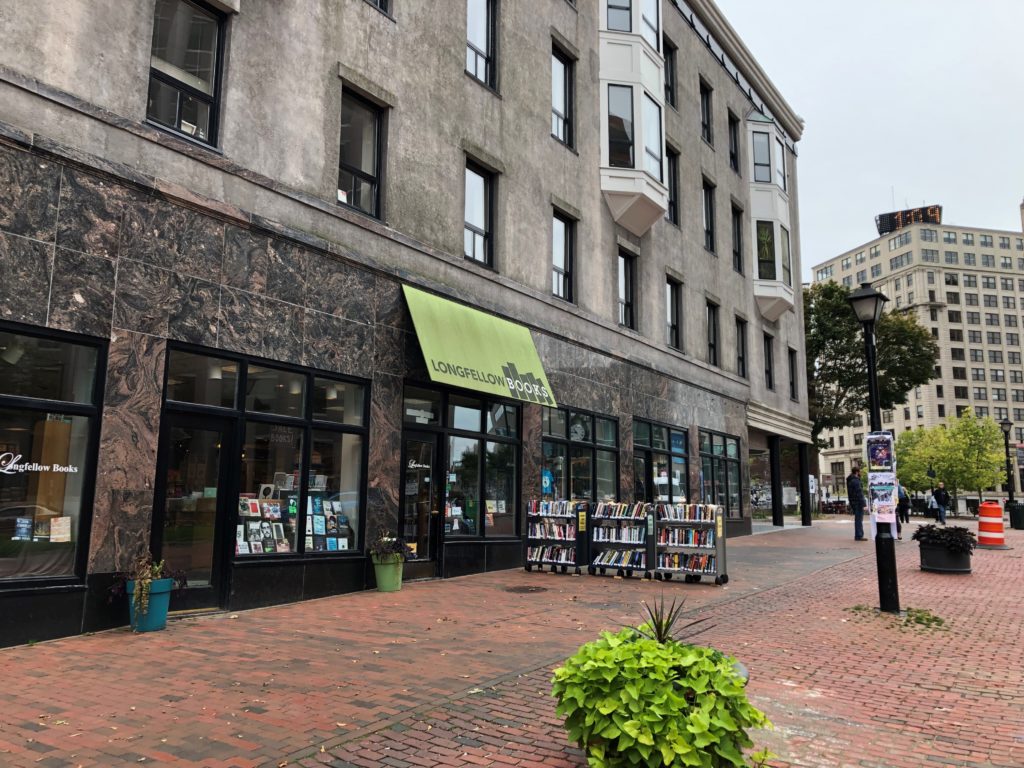 Longfellow Books in Portland Maine - Storefront