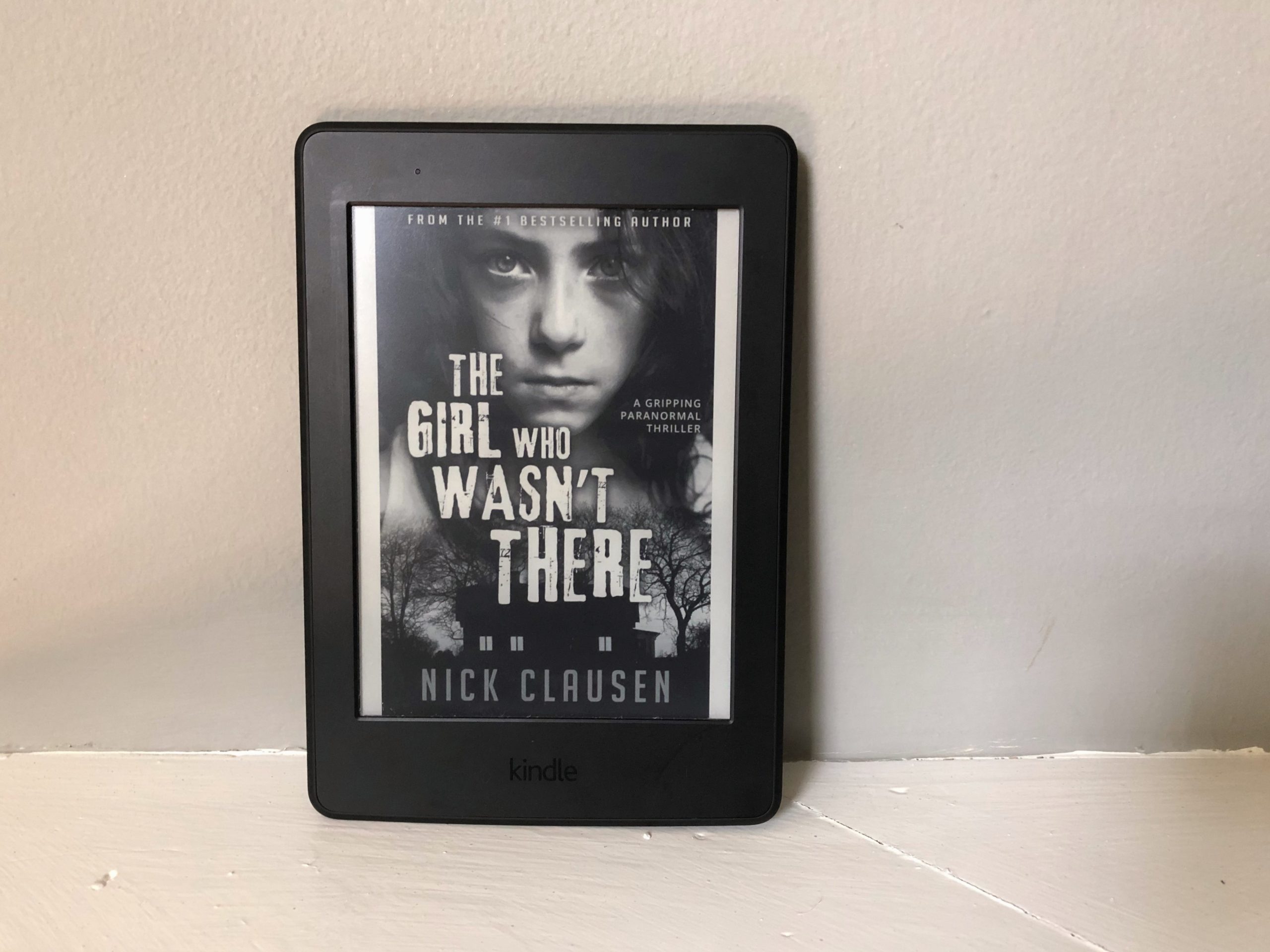 The Girl Who Wasn't There by Nick Clausen book photo by Erica Robyn Reads