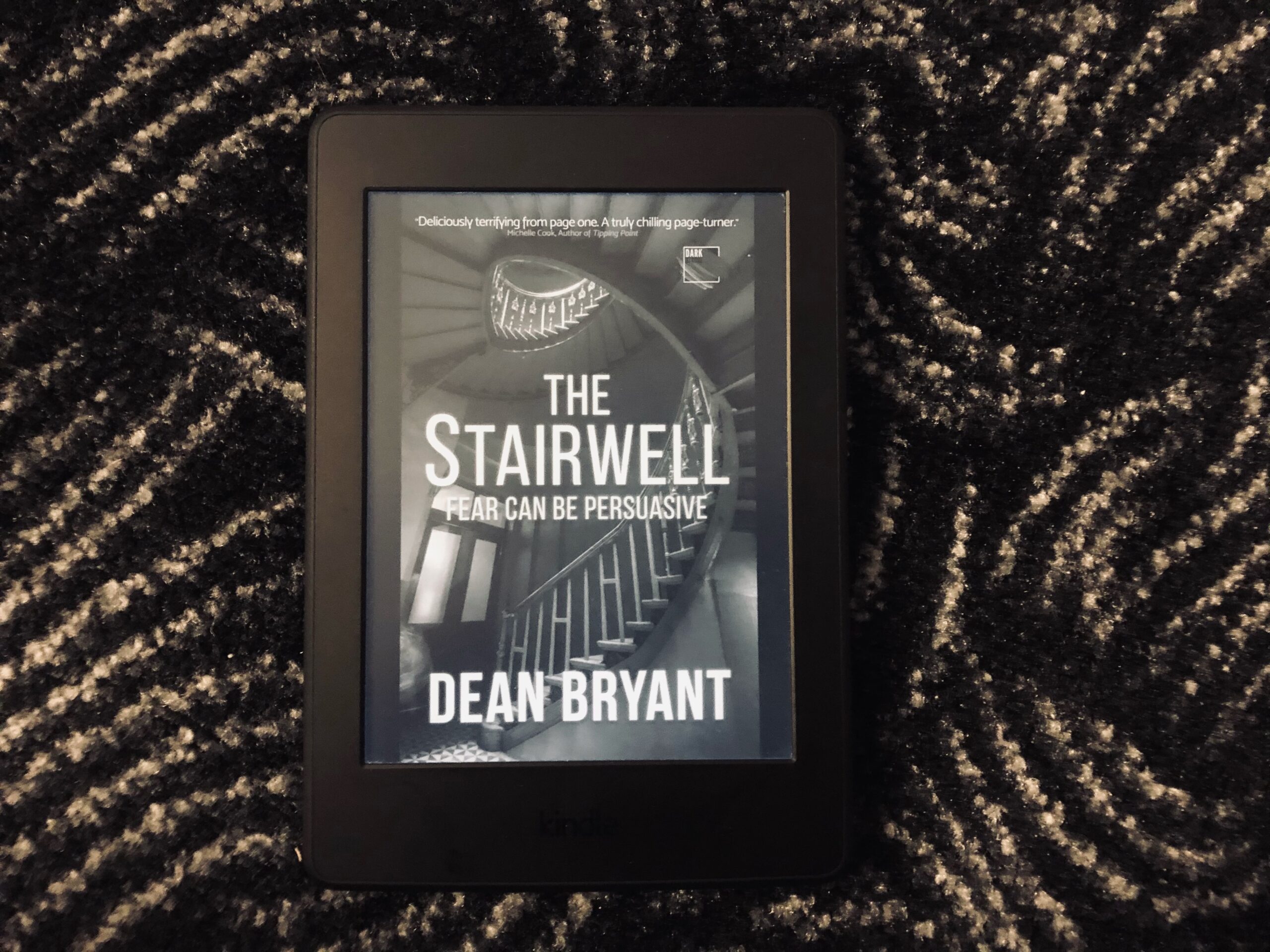 The Stairwell by Dean Bryant Book Photo by Erica Robyn Reads