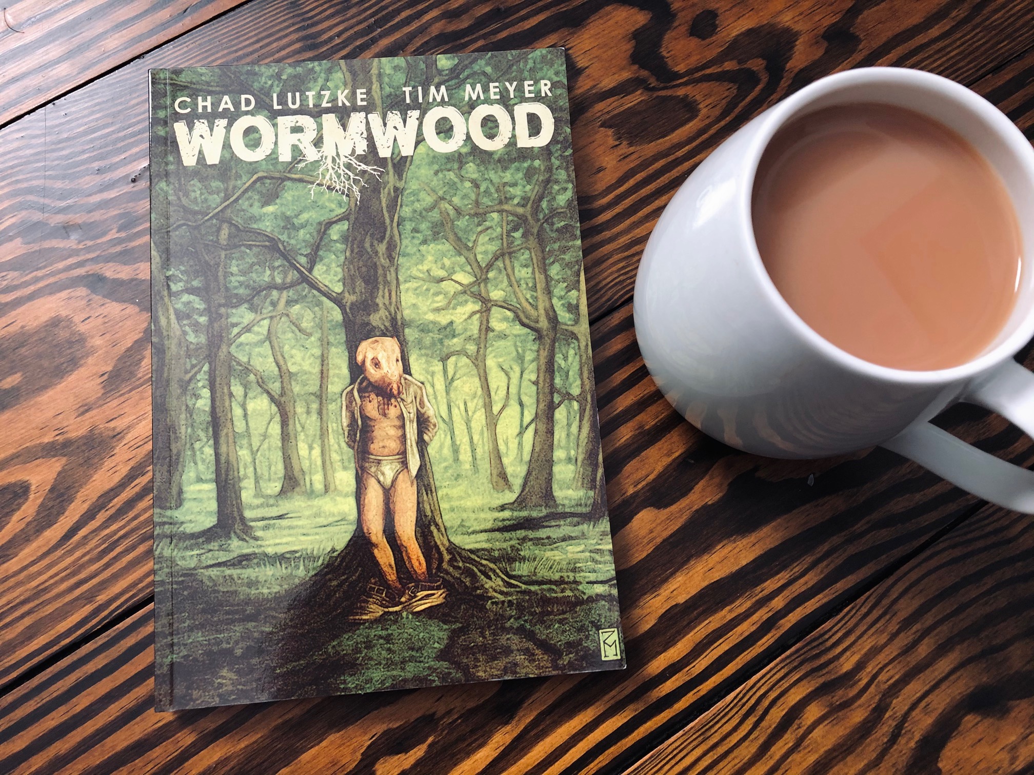 Wormwood by Chad Lutzke & Tim Meyer book photo by Erica Robyn Reads