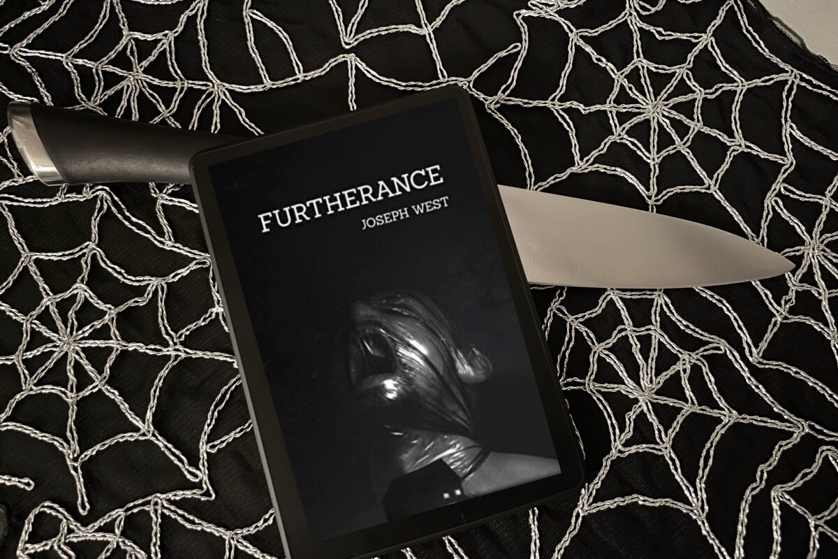 Furtherance by Joseph West book photo by Erica Robyn Reads