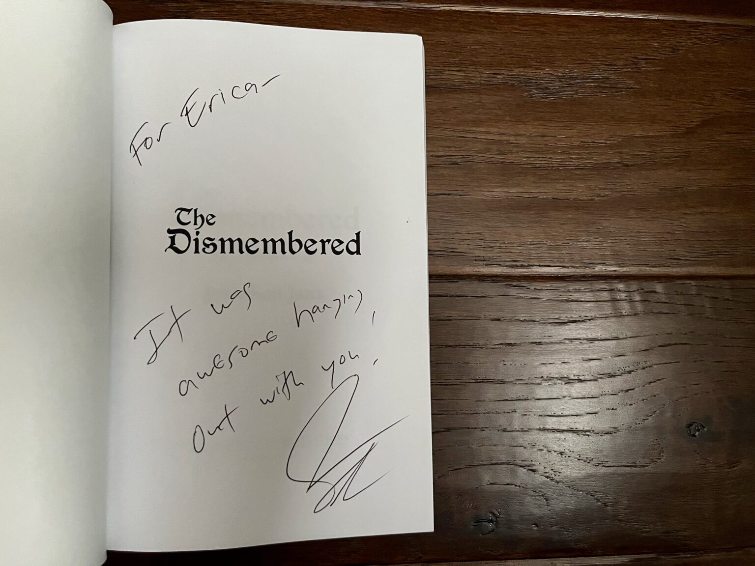 [Book Review] The Dismembered by Jonathan Janz - Erica Robyn Reads