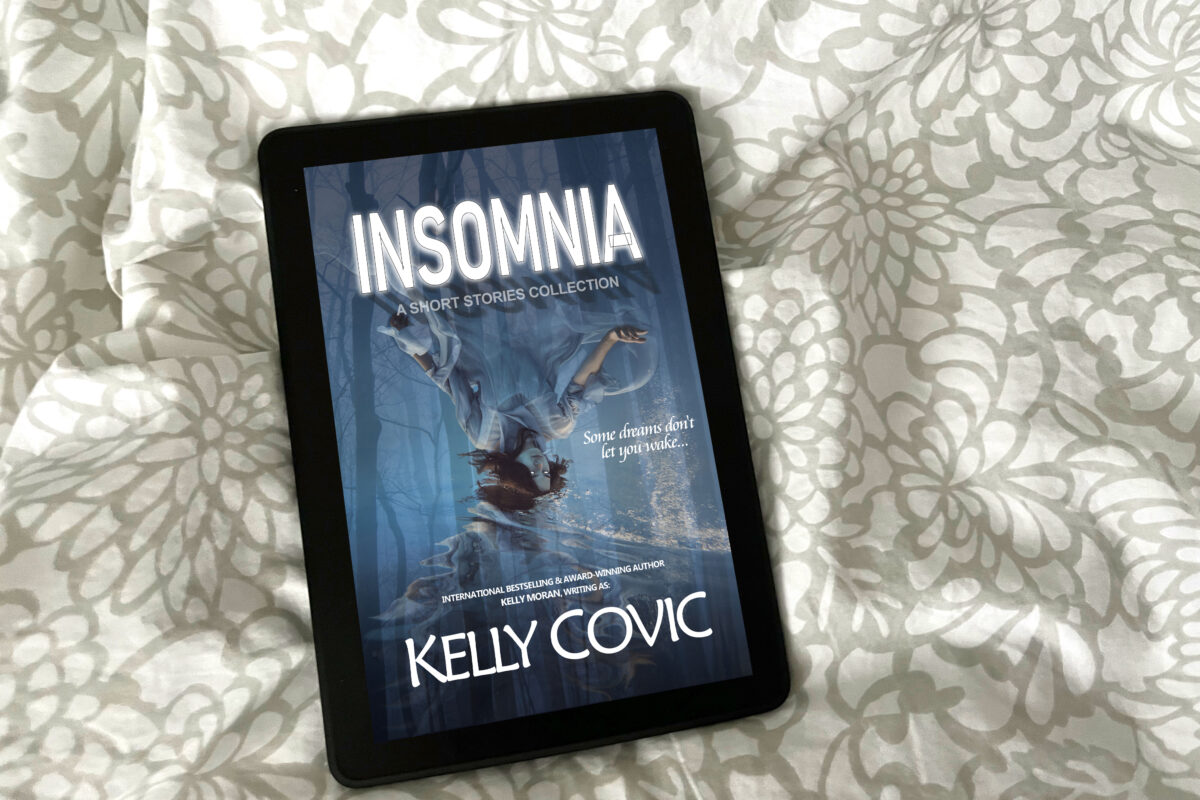 Insomnia by Kelly Covic book photo by Erica Robyn Reads