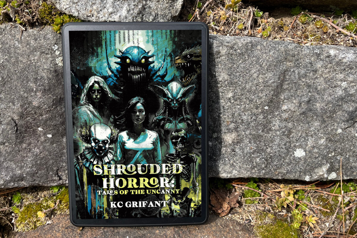 Shrouded Horror: Tales of the Uncanny by K.C. Grifant book photo and book review by Erica Robyn Reads
