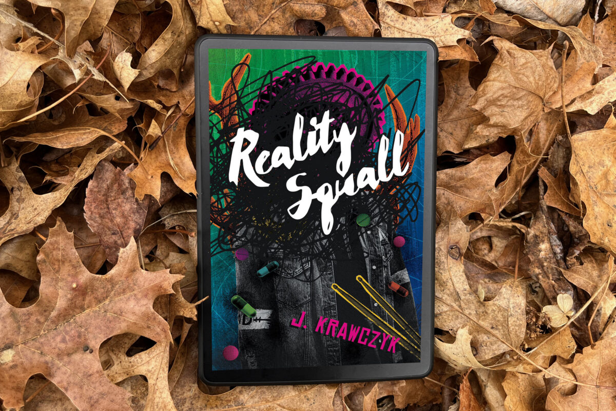 Reality Squall by Jason Krawczyk book photo and book review by Erica Robyn Reads