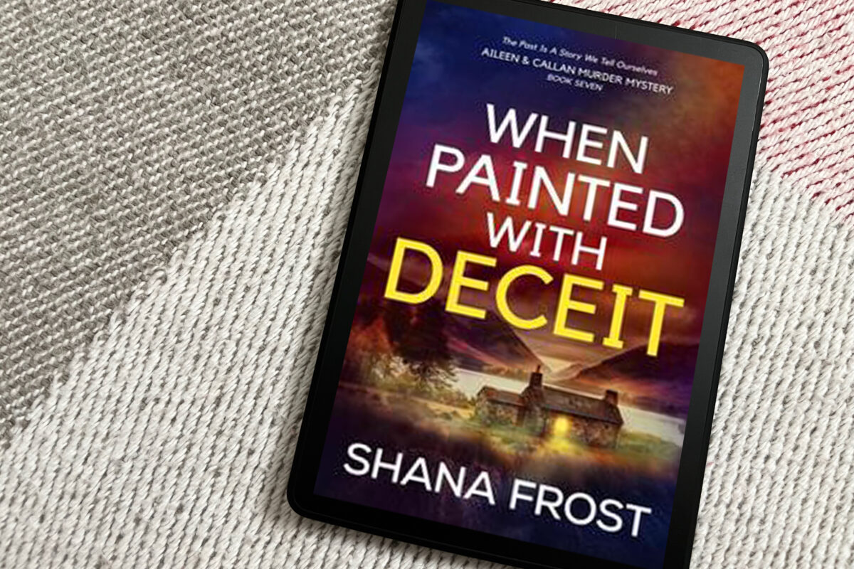 When Painted With Deceit by Shana Frost book photo by Erica Robyn Reads